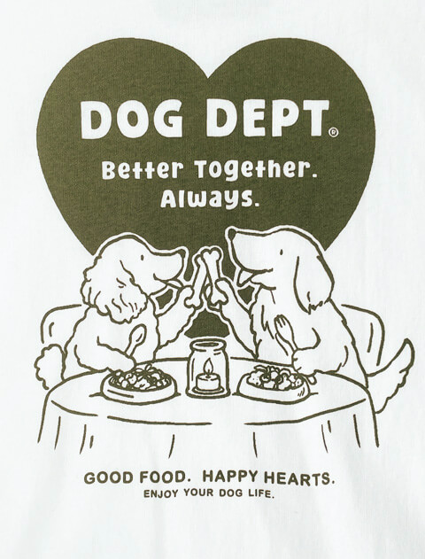HAPPY HEART　ロンT   ブランドのドッグデプト/DOG DEPT