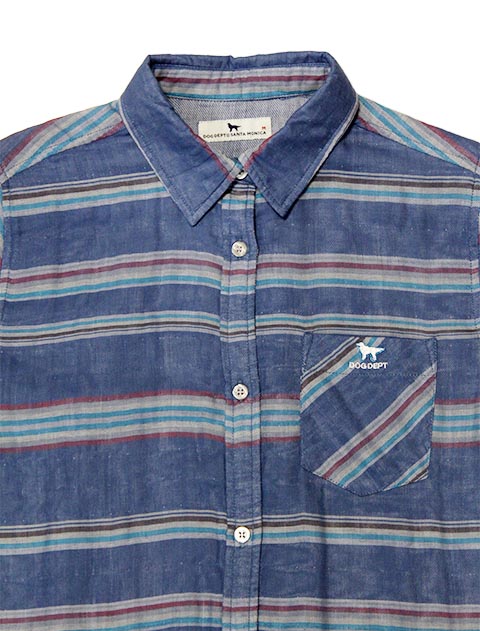 ネイティブボーダーシャツ