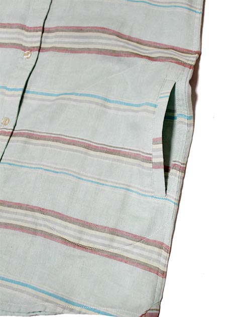 ネイティブボーダーシャツ