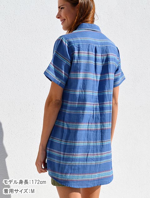 ネイティブボーダーシャツ