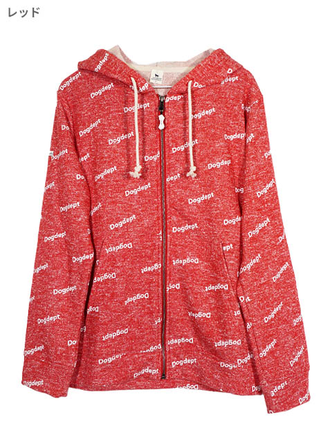 スポーツロゴフルジップパーカー