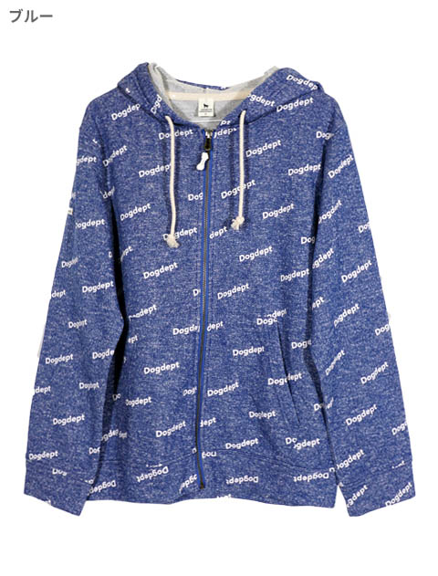 スポーツロゴフルジップパーカー