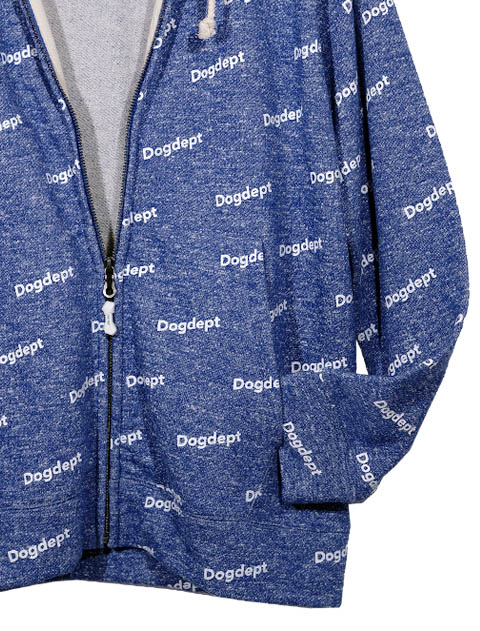 スポーツロゴフルジップパーカー