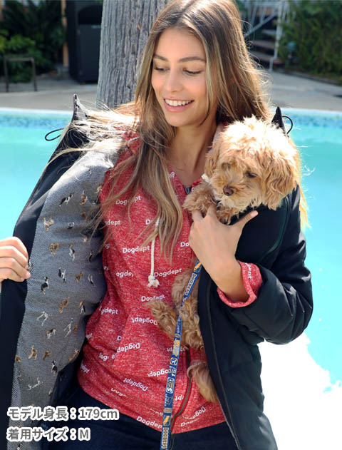 スポーツロゴフルジップパーカー