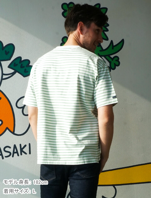 ボーダービッグTシャツ  ブランドのドッグデプト/DOG DEPT