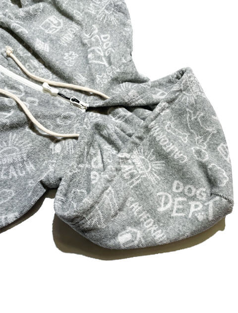 パイルジャガードジップパーカー   ブランドのドッグデプト/DOG DEPT