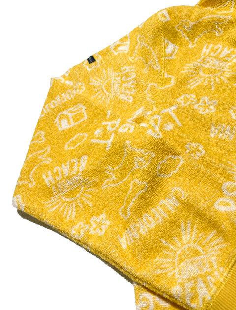 パイルジャガードジップパーカー   ブランドのドッグデプト/DOG DEPT