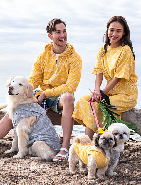 パイルジャガードジップパーカー   ブランドのドッグデプト/DOG DEPT