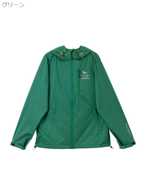 ２レイヤー　撥水ジップパーカー  ブランドのドッグデプト/DOG DEPT