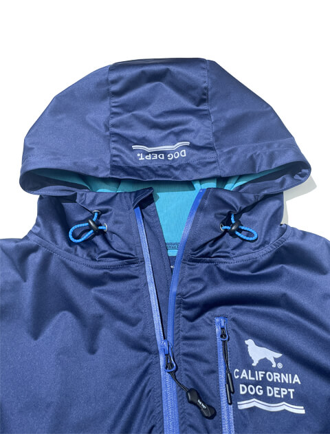 ２レイヤー　撥水ジップパーカー  ブランドのドッグデプト/DOG DEPT