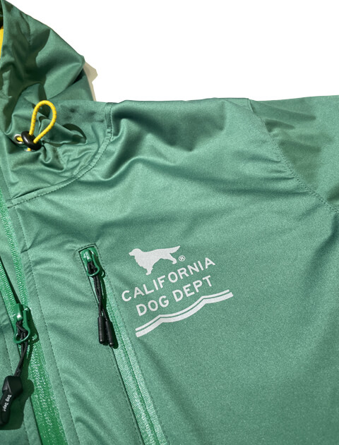 ２レイヤー　撥水ジップパーカー  ブランドのドッグデプト/DOG DEPT