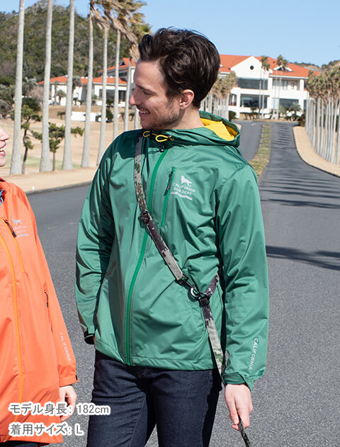 ２レイヤー　撥水ジップパーカー  ブランドのドッグデプト/DOG DEPT