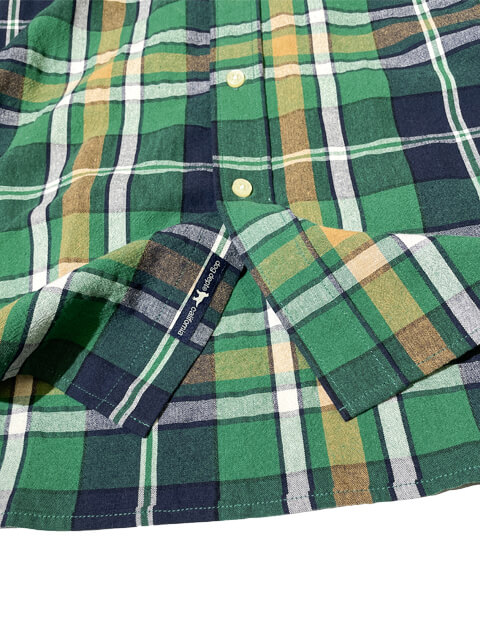 チェックB/D半袖シャツ  ブランドのドッグデプト/DOG DEPT