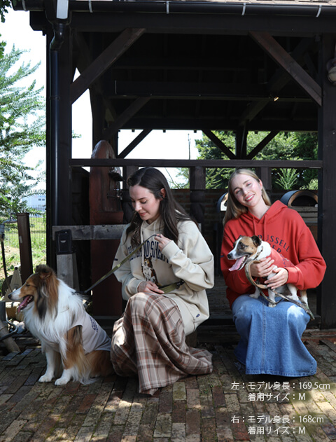 UNISEX】犬種プルパーカー