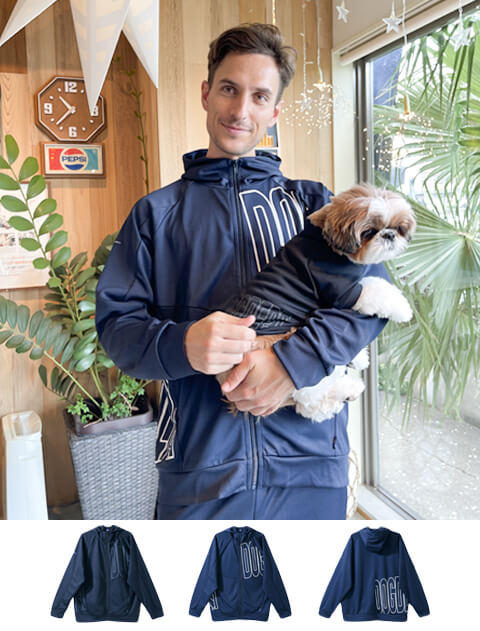 《期間限定アウトレット》【UNISEX】切り替えジャージジップパーカー