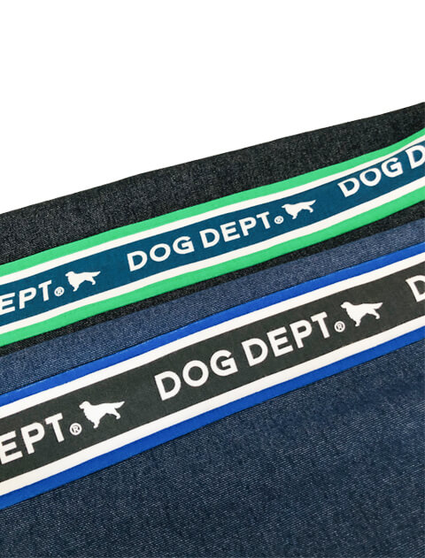ラインロゴスタンドジップ  ブランドのドッグデプト/DOG DEPT