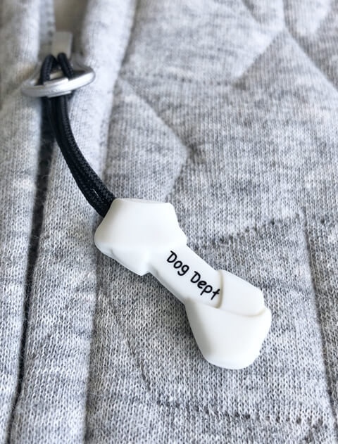 スターキルトジップパーカー  ブランドのドッグデプト/DOG DEPT