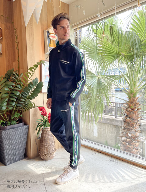 ラインロゴパンツ ブランドのドッグデプト/DOG DEPT