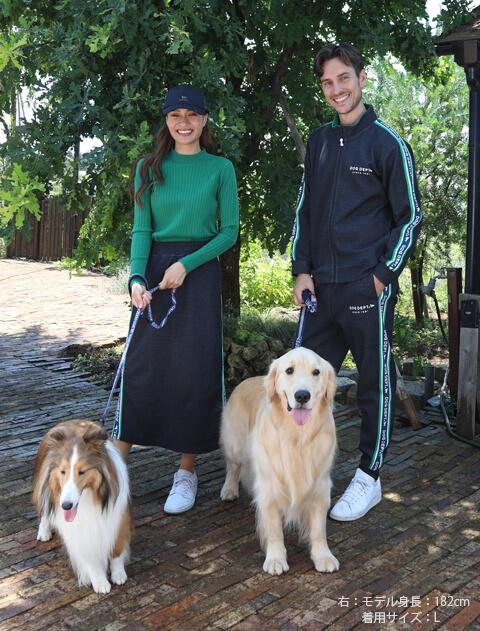 ラインロゴパンツ ブランドのドッグデプト/DOG DEPT