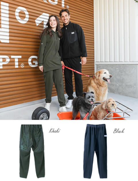 《期間限定アウトレット》【UNISEX】フリース×ポリエステル　パンツ