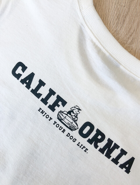 ビーチドッグTシャツ   ブランドのドッグデプト/DOG DEPT