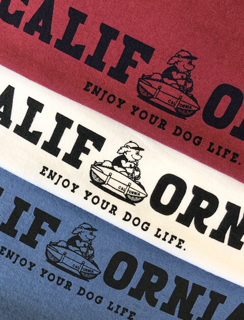 ビーチドッグTシャツ   ブランドのドッグデプト/DOG DEPT