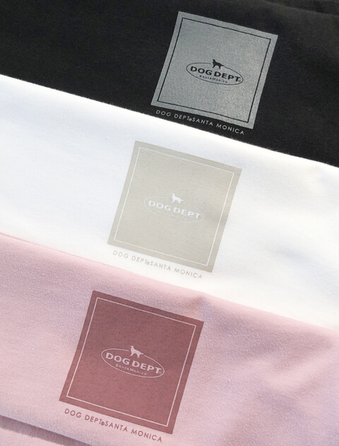 オーガニックコットンメインマークロゴT   ブランドのドッグデプト/DOG DEPT