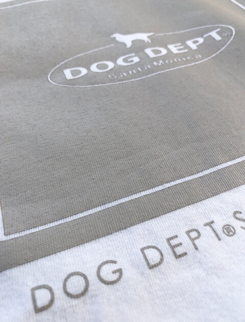 オーガニックコットンメインマークロゴT   ブランドのドッグデプト/DOG DEPT