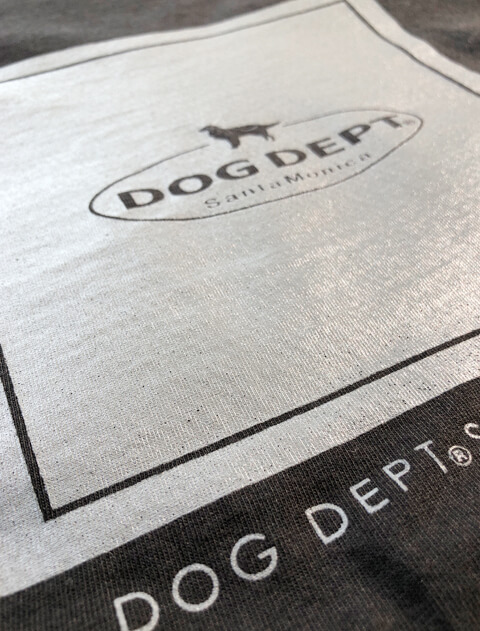 オーガニックコットンメインマークロゴT   ブランドのドッグデプト/DOG DEPT