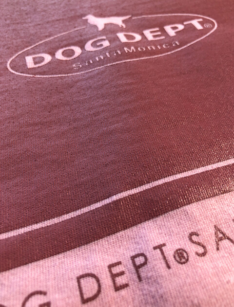 オーガニックコットンメインマークロゴT   ブランドのドッグデプト/DOG DEPT