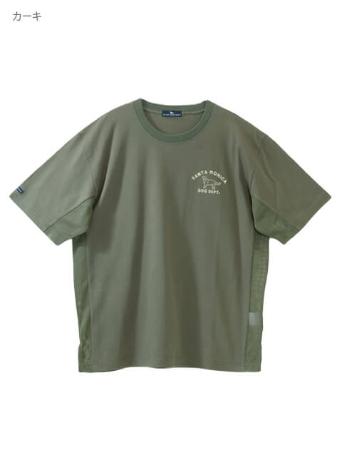 メッシュ使いTシャツ ブランドのドッグデプト/DOG DEPT