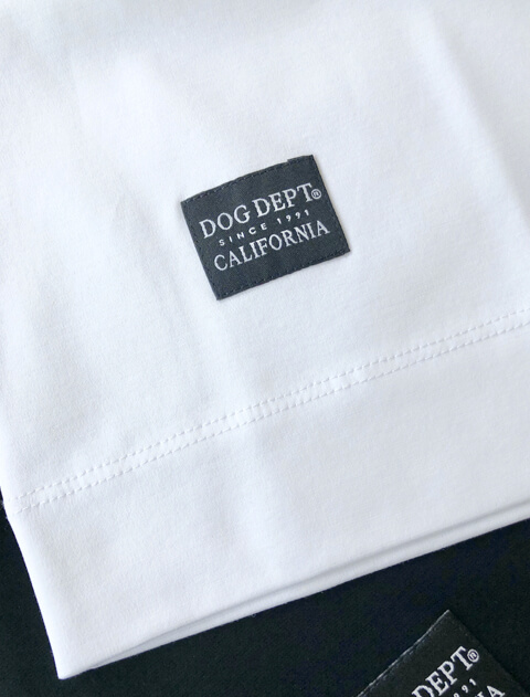 高密度ポンチ　クルーTシャツ   ブランドのドッグデプト/DOG DEPT
