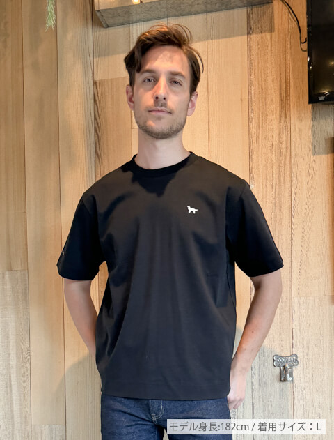 高密度ポンチ　クルーTシャツ   ブランドのドッグデプト/DOG DEPT