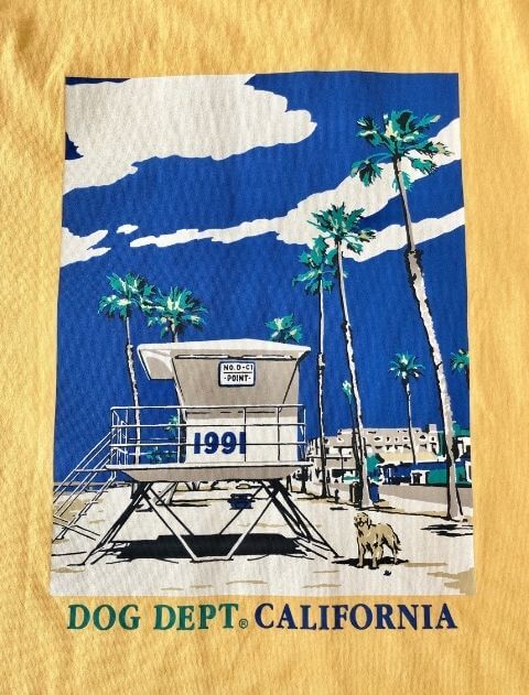 カラフルイラストTシャツ   ブランドのドッグデプト/DOG DEPT