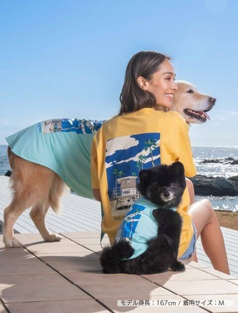 カラフルイラストTシャツ   ブランドのドッグデプト/DOG DEPT