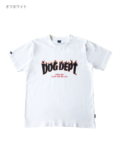 ファイヤーロゴTシャツ   ブランドのドッグデプト/DOG DEPT