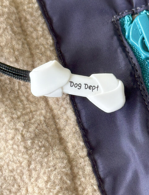 ソフトタッチフリースノーカラーフルジップ   ブランドのドッグデプト/DOG DEPT