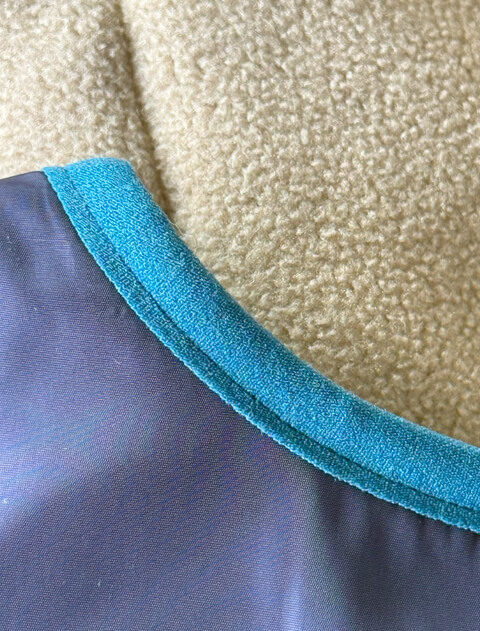 ソフトタッチフリースノーカラーフルジップ   ブランドのドッグデプト/DOG DEPT