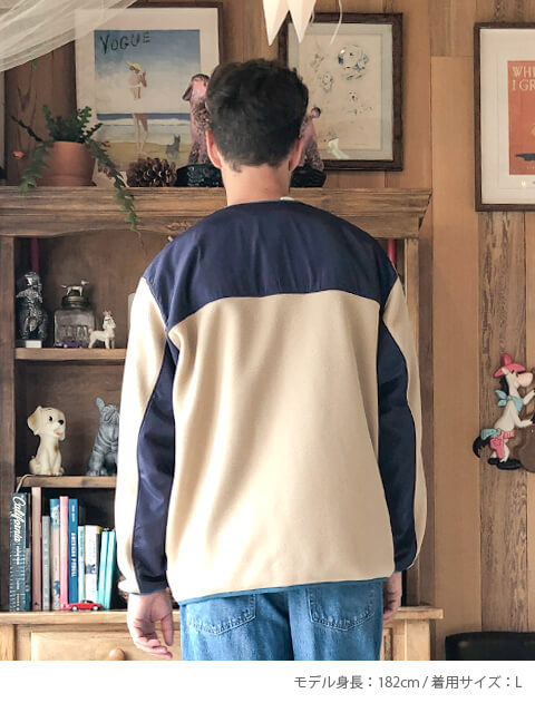 ソフトタッチフリースノーカラーフルジップ   ブランドのドッグデプト/DOG DEPT