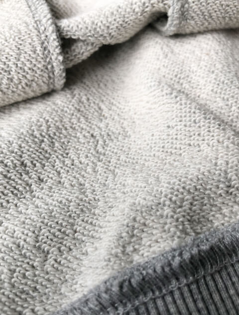 リアルドッグカレッジ刺繍ハーフジップスウェット   ブランドのドッグデプト/DOG DEPT