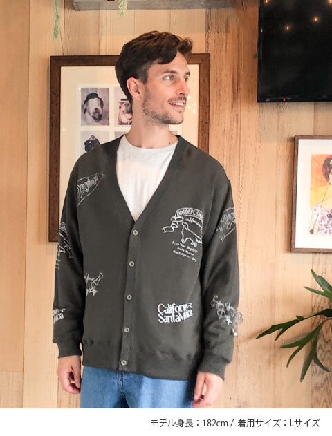 スウェットカーデ   ブランドのドッグデプト/DOG DEPT