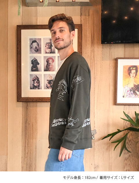 スウェットカーデ   ブランドのドッグデプト/DOG DEPT