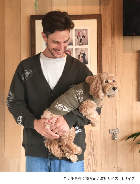 スウェットカーデ   ブランドのドッグデプト/DOG DEPT