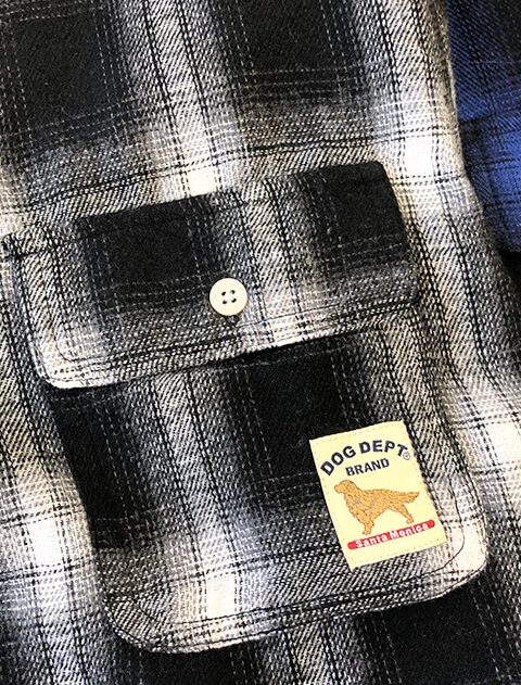 オンブレーチェックシャツ   ブランドのドッグデプト/DOG DEPT