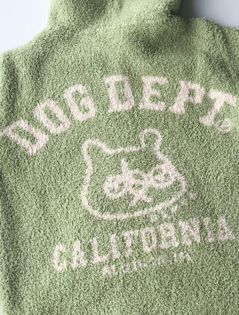 デプタ＆マックスモコモコジップパーカー  ブランドのドッグデプト/DOG DEPT