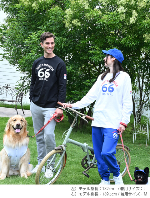 ROUTE66スウェットパンツ ブランドのドッグデプト/DOG DEPT