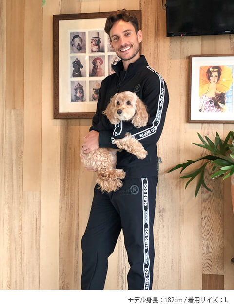 ロゴライン　裏ボアパンツ ブランドのドッグデプト/DOG DEPT