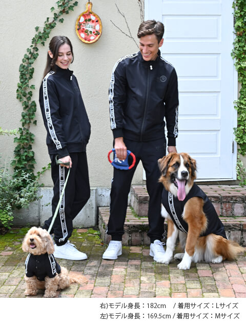 ロゴライン　裏ボアパンツ ブランドのドッグデプト/DOG DEPT