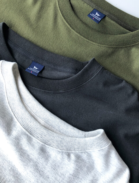 リアルドッグカレッジ刺繍ロンT   ブランドのドッグデプト/DOG DEPT