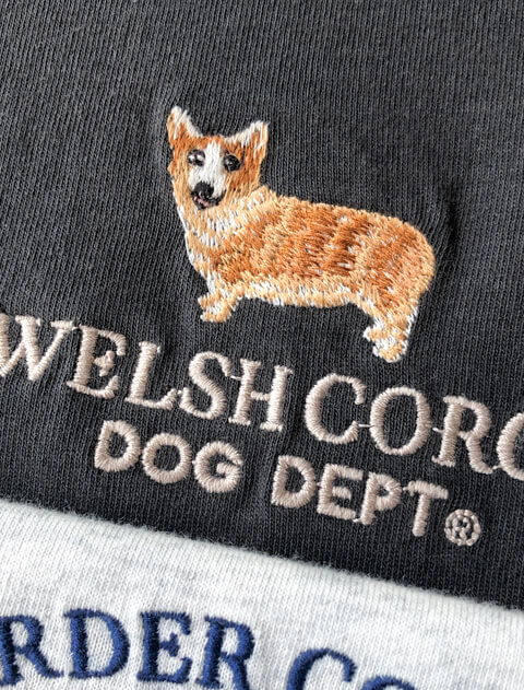 UNISEX】リアルドッグカレッジ刺繍ロンT